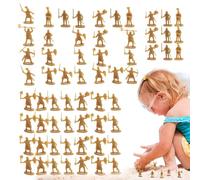 Dgayaeic Toy Soldiers Men, Mini Soldiers Figurines, Miniatures Ancient 100x Model Statues Playsets for Educational Projects Pretend Play Parties Boys Girls