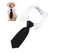 Dgayaeic Tuxedo Dog Collar | Formal Pet Collar Bow Tie | Multi-Purpose Dog Bowtie Collar Bandana for Walking, Daily Wear, Parties, Wedding, and Valentine's Day