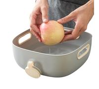 Dgayaeic Vegetable Washing Basket - Anti-Slip Fast Drainer with Handles - Vegetable Drainer Basket Colander Bowl | for Salad Berry Meal Prep Home Kitchen Apartment Dorm Camping Cooking