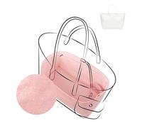 DGAZ Lightweight Purse Organizer Insert for GYARD-Anjou/Artois/SaintLouis Bags,silk and DupontPaper handbag inner for Luxury Bag(Pink,SaintLouisGM)