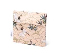 DGAZ Sanitary Napkin Storage Bag, Period Bag for Teen Aged Girls, Portable Period Bag for Panty Liners/Menstrual Cup/Small Tampons, Mini Makeup Bag for Purse(Fairy Crane)