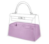DGAZ Silk Bag Organiser Fits Kelly 20, Luxury Bag Insert, Mauve Syivestre