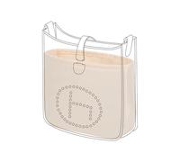DGAZ Silk Bag Organiser Insert Fits Evelyne 33 GM, Craie