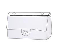 DGAZ Silk Bag Pillow Insert Fits Chanel 2.55 Reissue Flap Bags, Silky Smooth Bag Organiser, Luxury Handbag & Tote Shaper (White, Mini22A)