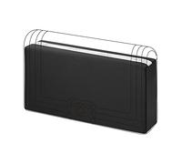 DGAZ Silk Bag Pillow Insert Fits Chanel Leboy, Silky Smooth Bag Organiser, Luxury Handbag & Tote Shaper (Black, Medium25)