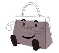 DGAZ Silk Bag Pillow Insert Shaper Fits Kelly Doll, Silky Smooth Bag Insert, Luxury Handbag & Bag Shaper (Kelly Doll, Konjac Purple)