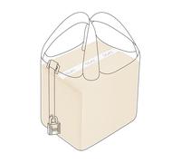 DGAZ Silk Bag Pillow Insert Shaper Fits Picotin 14/18/22/26/31Bags, Silky Smooth Bag Insert, Luxury Handbag & Bag Shaper (PC18, Craie)