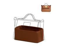 DGAZ Silk Handbag Organizer Insert Fits 2424 mini/29/35, Silky Smooth Bag Organizer, Luxury Handbag & Tote Shaper (Gold, 2424-mini)