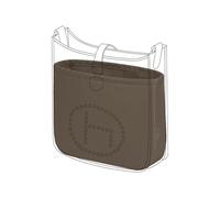 DGAZ Silk Handbag Organizer Insert Fits Evelyne TPM/PM/GM/TGM, Silky Smooth Bag Organizer, Luxury Handbag & Tote Shaper (Etoupe grey, PM)