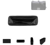 DGAZ Silk Purse Organizer Insert Fits Chanel Leboy, Silky Smooth Handbag Organiser, Luxury Handbag & Purse Shaper (Black, Medium25)