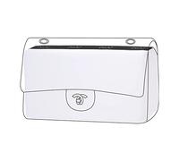 DGAZ Silk Purse Pillow Shaper Insert Fits Chanel CF Classic Flap Handbag, Silky Smooth Bag Organiser, Luxury Handbag Organizer & Purse Shaper (White, Mini20)