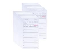 DGBDPACK Guest Check Pads EP-3632-1 (20 Pads), Total 1000 Pink Waitress Notepad, Server Order Pads