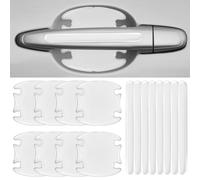DGBF3 16PCS car door handle protectors for Toyota Aygo X 2022-2024 Kompakt, edge protector, scratch stickers transparent car door handle scratch