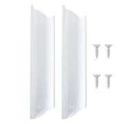 DGBRSM 2PCS 3.54 Inch White Sliding Door Metal Handle with Screws Hardware Small Pull Suitable for Sliding Cabinets/Drawers/Windows