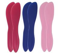 DGBRSM 6PCS Pink Blue Plastic Butter Spreaders Plastic Butter Knife Spreader Kitchen Frosting Knives Multi Purpose Spreaders Butter Kitchen Tools for Soft Cheese, Butter, Bagels, Frosting, Icing