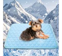 dgdgbaby Cooling Mat for Dog Thicken Cooling Mat for Dog Small,Cats,Rabbit&Medium,Large Dogs Internal Arc-Chill Cooling Fiber Dog Cooling Mat-Non-Slip Washable Summer Pet Outdoor Bed