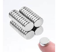DGDUBRB 8x3mm Fridge Magnets, Strong Neodymium Magnets Small Round Disc Whiteboard Magnet Multi-Use for Crafts, Heavy Duty Rare Earth Magnet Cylinder