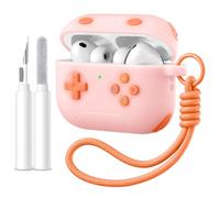 DGege for Airpods Pro 3 Case Cute Game Console Design with Detachable Lanyard | Full Body Soft Silicone Compatible with Apple AirPod Pro 3rd Generation Case with Cleaner Kit,Shockproof,Anti-Scratch