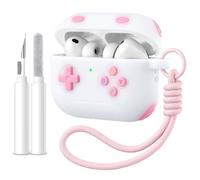 DGege for Airpods Pro 3 Case Cute Game Console Design with Detachable Lanyard | Full Body Soft Silicone Compatible with Apple AirPod Pro 3rd Generation Case with Cleaner Kit,Shockproof,Anti-Scratch