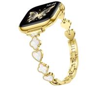 DGege Slim Band Compatible with Apple Watch For Women 38mm 40mm 41mm 42mm 44mm 45mm 46mm 49mm Thin Metal Bracelet Dressy Strap Stainless Steel for iWatch Series 11 10 9 8 7 6 5 4 SE/Ultra 3 2 1