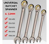 DGEV Universal Torx Wrench Adjustable Torque 8-19mm Ratchet Spanner for Bicycle Motorcycle Car Repair Tools Mechanical Tool 8mm