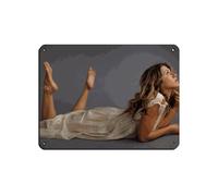DGFRE Actor Jennifer Aniston Retro Poster Metal Tin Sign Chic Art Retro Iron Painting Bar People Cave Cafe Family Garage Poster Wall Decoration 12x16inch(30x40cm)