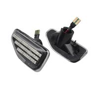DGGH Car Turn Signal For Dacia For Logan 2 For Sandero 2 For Duster 2x LED Dynamic Blinker Indicator Repeater Lamp(Crystal)