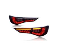 DGGH Rear Tail Light Lamp Lens Cover Set For Nissan For SYLPHY 2020-2022 LED Dynamic Turn Signal Plug And Play Tail Lamps Reverse Fog Tailights 2x Car Light Assembly(2020-22 common brown)
