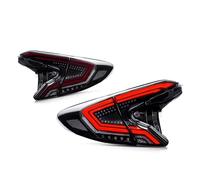 DGGH Rear Tail Light Lamp Lens Cover Set For Toyota For IZOA For C-HR 2018-2020 DRL Brake Dynamic Turn Single Car Taillight Tuning Parts A Pair 2PCs LED Tail Light Assembly(2018-22 brown)