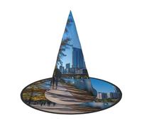 dggkup Austin Texas Print Comfort Carnival Party Hat For Adults Event Theme Festive Headwear Accessory