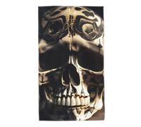 dggkup Skull Rock Roll Skeleton Bone Print Soft Versatile Absorbent Bath Towel Beach Gym Travel Outdoor Adventures Holidays
