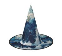 dggkup Within The Tides Print Comfort Carnival Party Hat For Adults Event Theme Festive Headwear Accessory