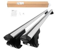 DGH SYSTEM Easy Line Classic 135 cm Complete aluminium roof rack compatible with FORD Kuga SUV 2017-2020 with raised roof rails, lockable, max load 90 kg