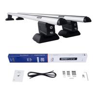DGH System Roof rack roof bars FIXPOINTS compatible with Renault KANGOO II VAN 2008-2021 max 90 kg 135 cm Aluminum