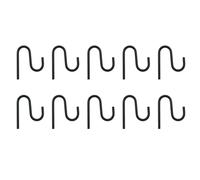 DGHAOP 10PCS Multi Purpose Stainless Steel Hook Greenhouse Accessories Universal Wall Mounted Tool Shelf Storage Hook