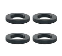 DGHAOP 4PCS Aluminium Alloy Microphone Stand Nut 5/8inch-27 Hot Shoe Locking Knob Selfie Stick Tripod Accessories