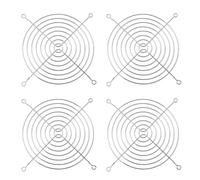 DGHAOP 4PCS Metal Fan Grille 140mm Cooling Fan Wire Mesh Silver Finger Grill Anti Hand Pinch Protection Mesh for Fans