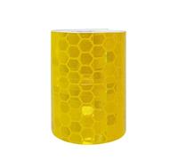 DGHBNP Car Reflective Tape Car Reflective Tape Motorcycle Stickers Safety Mark Warning Strip Reflector Protective Trunk Motorcycle Vehicle Stickers Car Reflective Strips(Yellow)