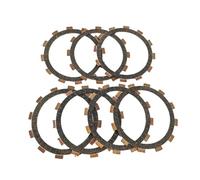DGHBNP Clutch Friction Disc Clutch Disc Plate Kit 7PCS Clutch Plate Fit For Suzuki GSX600F 98-06 GR650 Tempter 83 GSX750F 1998 1999 2000 2001 2002 2003-2006