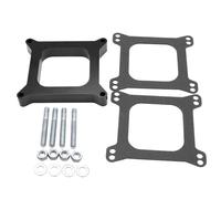 DGHBNP Fit For Holley 4150/4160 Carburetor Spacer Replacement Phenolic Carburetor Spacer Square Open Center Carb Spacer(1 Inch)