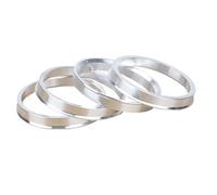 DGHBNP Tire Spacers 4pieces/set 70.1-67.1 72.6-69.7 74.1-66.1，74.1-84.1，74.1-57.1，74.1-71.6，54.1-72.56mm Hub Centric Rings Hubcentric Shims(54.1-72.56mm)