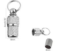 DGHEGDUI 15 Silver Collar Ornaments, Pet Anti-Lost Identity Cards, Fine, Sturdy And Lightweight, Identification Pendants.