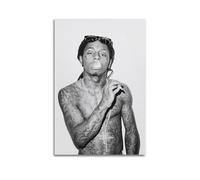 DGHFOP Lil Wayne PosterWall Art Canvas Poster Music Albums And Movies Decorative Painting for Living Bed Room 12x18inch(30x45cm) Unframe-style
