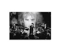 DGHFOP Rock Legend U2 Concert Scene Art Canvas Poster Wall Art Decor Print Picture Paintings for Living Room Bedroom Decoration 24x36inch(60x90cm)