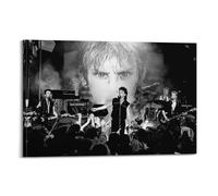 DGHFOP Rock Legend U2 Concert Scene Art Canvas Poster Wall Art Decor Print Picture Paintings for Living Room Bedroom Decoration 12x18inch(30x45cm)