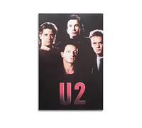 DGHFOP Rock Legend U2 Vintage Canvas Poster Wall Art Decor Print Picture Paintings for Living Room Bedroom Decoration 20x30inch(50x75cm)