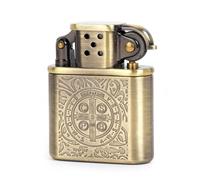 DGHGJHVING Bronze Engraved Constantine Antique Style Lighter, Carrying Arm Kerosene Gasoline Lighter