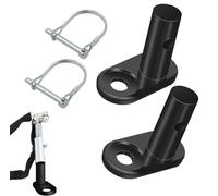 DGHOME Trailer Bike Coupler Bicycle Trailer Hitch Connector with 2 Pieces Coupler Pin Pet Cargo Bike Hitch Attachment