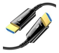 DGHUMEN 8K HDMI 2.1 Cable 10Ft, Fiber Optic HDMI Cable, Thin 48Gbps Ultra High Speed Active HDMI Cord, 8K@60Hz 4K@240Hz, Dynamic HDR, eARC, HDCP 2.2&2.3, 3D, Compatible for PS4/5/Xbox/TV/Monitor/Game