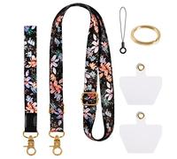DGHYDZ Cell Phone Lanyard, Phone Lanyard Crossbody, Wrist Strap, lanyards for Keys, Universal Adjustable Shoulder Neck Straps for iPhone Case ID Badges and Most Smartphones